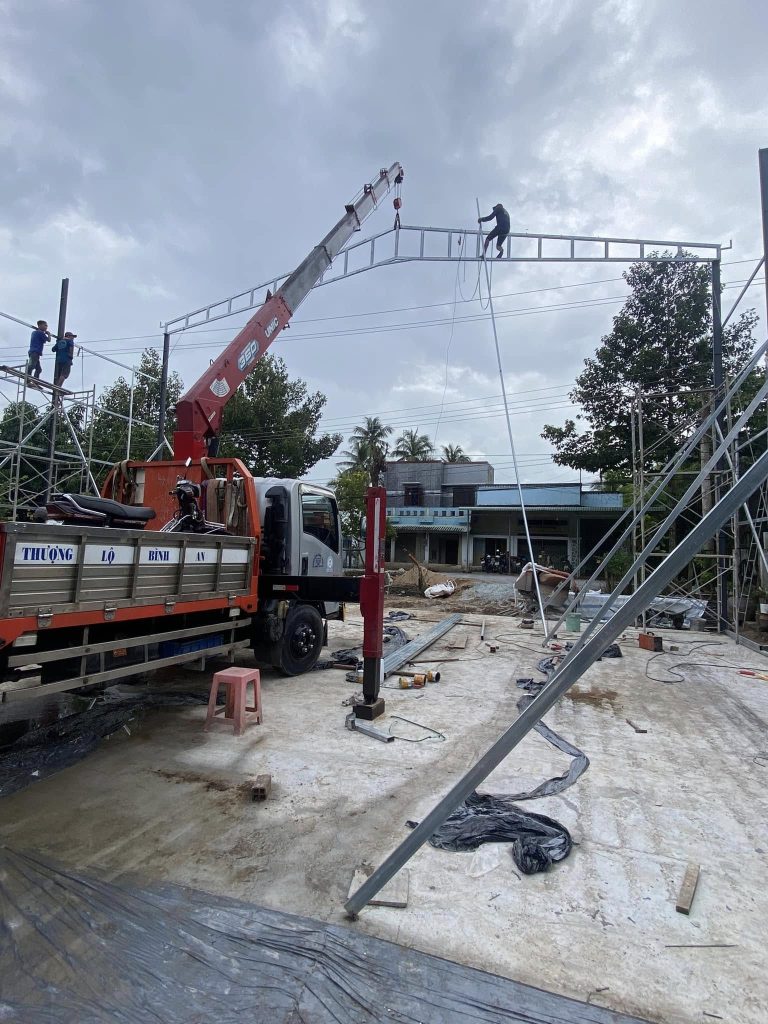 Cho Thuê Xe Cẩu Tại Bến Tre cho thue xe cau ben tre 3