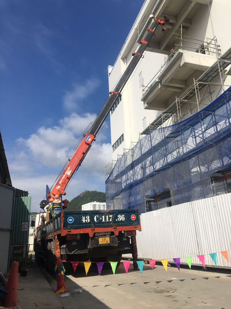 Dự án tiêu biểu thuê xe cẩu tại Đà Nẵng của chúng tôi