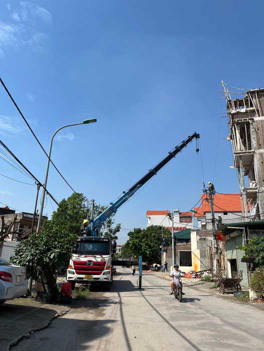 Dịch vụ cho thuê xe cẩu Ân Thi, Hưng Yên