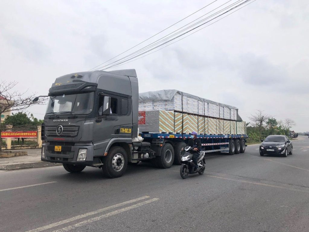 cho thue xe cau tai thai binh 15