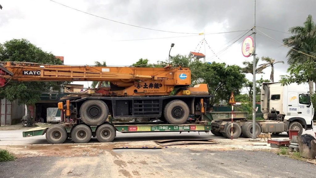 Dịch vụ thuê xe cẩu tại Thái Bình