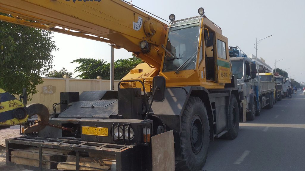 Chúng tôi cho thuê xe cẩu tại Thái Bình uy tín, chuyên nghiệp