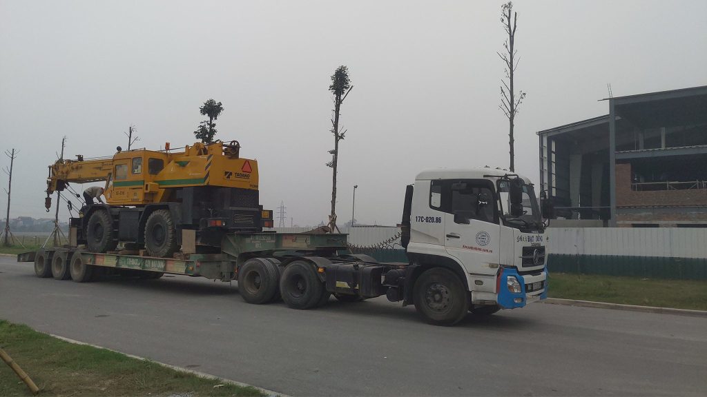 Chúng tôi chuyên cho thuê xe cẩu tại Thái Bình giá rẻ