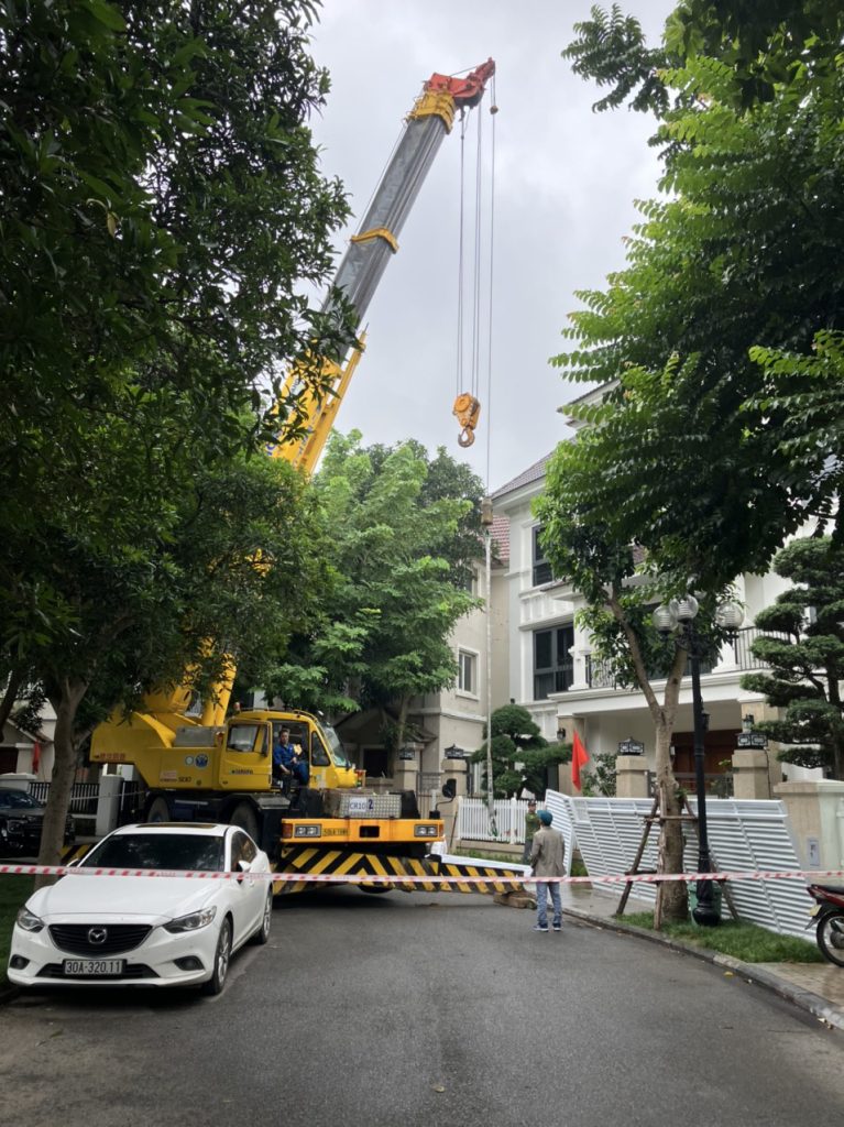 Dịch vụ cho thuê xe cẩu tại Hải Dương chất lượng giá rẻ