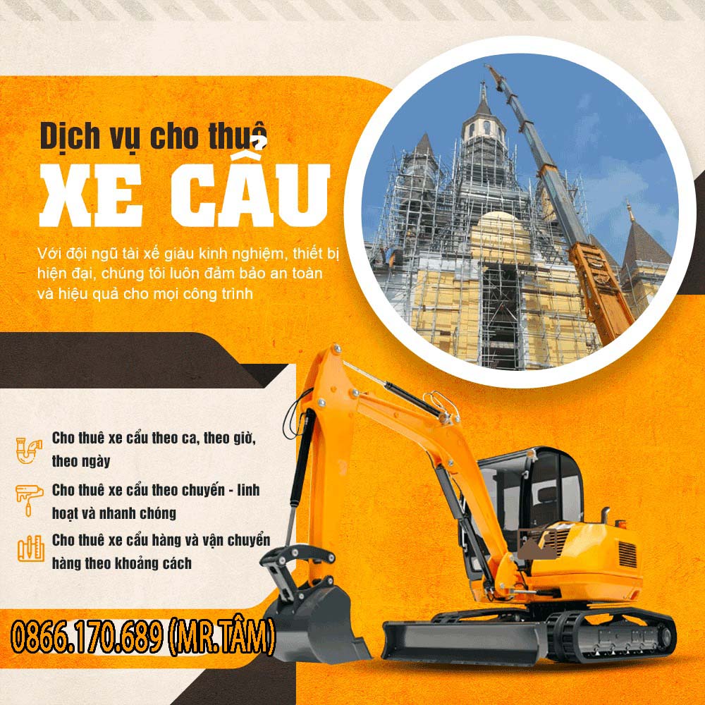 Dịch vụ cho thuê xe cẩu Bắc Ninh