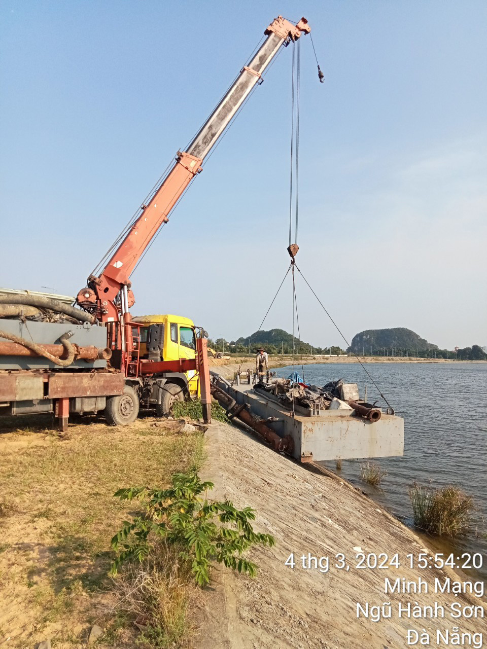 Cho thuê xe cẩu tại Ngũ Hành Sơn, Đà Nẵng